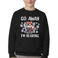 Go Away I'm Reading Book Reader Cute Fox Loves Books Youth Crewneck Sweatshirt Go Away I'm Reading Book Reader Cute Fox Loves Books Youth Crewneck Sweatshirt