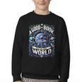 A Good Book Is Out Of This World Shirt Astronaut Reading Youth Crewneck Sweatshirt