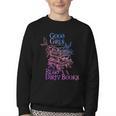 Good Girls Read Dirty Books Apparel Youth Crewneck Sweatshirt