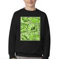 Green Comic Book Green Graphic Youth Crewneck Sweatshirt