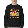 Groovy 100 Days In The Books Reading 100th Day Of School Youth Crewneck Sweatshirt