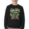 Groovy It's Good Luck To Read St Patrick's Day Book Lucky Youth Crewneck Sweatshirt Groovy It's Good Luck To Read St Patrick's Day Book Lucky Youth Crewneck Sweatshirt