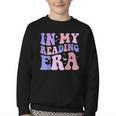 Groovy In My Reading Era Book Lovers Book Reader Youth Crewneck Sweatshirt