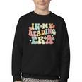 Groovy In My Reading Era Read Book Reader Reading Youth Crewneck Sweatshirt