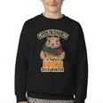 Groundhogs Prefer Books Over Winter February Youth Crewneck Sweatshirt