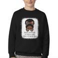 What Happens At Book Club Stays At Book Club Black Women Youth Crewneck Sweatshirt