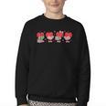 Heart Reading Books Valentine Teacher Library Book Lover Youth Crewneck Sweatshirt Heart Reading Books Valentine Teacher Library Book Lover Youth Crewneck Sweatshirt