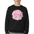 Hot Girls Read Pink Aesthetic Book Lover Reading Youth Crewneck Sweatshirt