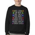 Hug Giver Book Reader Diaper Changer Daycare Teacher Youth Crewneck Sweatshirt