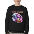 I'm A Book Dragon Not A Worm Youth Crewneck Sweatshirt
