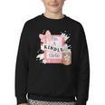 I'm A Kindle Girlie Book Lover Bookish Youth Crewneck Sweatshirt