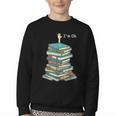 I'm Ok Books Reading Books Lover National Book Day Youth Crewneck Sweatshirt