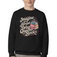 Imagine Being Afraid Of Drag Queens And Books LGBT Pride Youth Crewneck Sweatshirt Imagine Being Afraid Of Drag Queens And Books LGBT Pride Youth Crewneck Sweatshirt