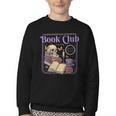 Introverted Romance Unapologetically Anti-Social Book Club Youth Crewneck Sweatshirt