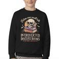 Introverted But Willing To Discuss Books Cozy Aesthetic Youth Crewneck Sweatshirt