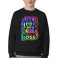 Its A Good Day To Read Book Kids Boys Girls Reading Graphic Youth Crewneck Sweatshirt Its A Good Day To Read Book Kids Boys Girls Reading Graphic Youth Crewneck Sweatshirt