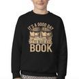 It’s a Good Day To Read a Book Lovers Library Reading Youth Crewneck Sweatshirt