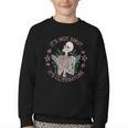 It's Not Smut It's Literature Dark Romance Smut Book Lover Youth Crewneck Sweatshirt