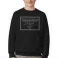 James Joyce Ulysses Book Quote Youth Crewneck Sweatshirt