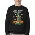 Just a Boy Who Loves Dragons And Books Reading Dragon Youth Crewneck Sweatshirt Just a Boy Who Loves Dragons And Books Reading Dragon Youth Crewneck Sweatshirt