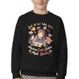 Just Girl Who Loves Anime Cats Boba And Books Bubble Tea Youth Crewneck Sweatshirt
