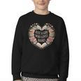 Just a Girl Who Loves Books Book Lover Librarian For Women Youth Crewneck Sweatshirt