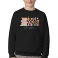 Just One More Chapter Book Lovers Reading Teacher Youth Crewneck Sweatshirt