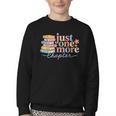 Just One More Chapter Floral Book Reading Teacher Bookworm Youth Crewneck Sweatshirt Just One More Chapter Floral Book Reading Teacher Bookworm Youth Crewneck Sweatshirt