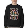 Just One More Chapter Reading Book Lover Youth Crewneck Sweatshirt