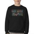 Just One More Chapter Retro Bookworm Book Lover Youth Crewneck Sweatshirt