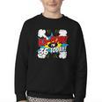 Ka-Pow 36 Years Old Comic Book 36th Birthday Super Hero Youth Crewneck Sweatshirt