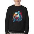 Kawaii Shark Reads Book Reading Library Book Bookworm Youth Crewneck Sweatshirt Kawaii Shark Reads Book Reading Library Book Bookworm Youth Crewneck Sweatshirt