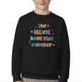 Kids The Littlest Book Club Member Book Lover Club Youth Crewneck Sweatshirt Kids The Littlest Book Club Member Book Lover Club Youth Crewneck Sweatshirt