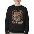Kindred Spirits Are Not So Scarce Bookish Quote Youth Crewneck Sweatshirt