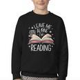 Leave Me Alone I'm Reading Book Lover Reading Lover Youth Crewneck Sweatshirt