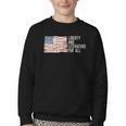 Liberty And Literature For All Reading USA Book Lover Youth Crewneck Sweatshirt