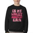 Librarian Assistant Shirt Books Reader Library Assistant Youth Crewneck Sweatshirt