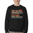 Librarian Definition Book Lover Library Workers Day Youth Crewneck Sweatshirt