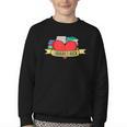 Librarian Library Assistant Libraries Rock Book Lover Youth Crewneck Sweatshirt