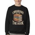 Librarians Do It By The Book Librarian Youth Crewneck Sweatshirt