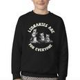 Libraries Are For Everyone Read Banned Book Librarian Reader Youth Crewneck Sweatshirt