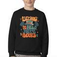 Lifting To Hold More Books Weightlifting Workout Bookish Youth Crewneck Sweatshirt Lifting To Hold More Books Weightlifting Workout Bookish Youth Crewneck Sweatshirt