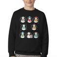 Literary Winter Reading Snowmen Cozy Book Lover Pattern Youth Crewneck Sweatshirt Literary Winter Reading Snowmen Cozy Book Lover Pattern Youth Crewneck Sweatshirt
