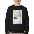 Little Miss Muffet Reading a Picture Book Youth Crewneck Sweatshirt Little Miss Muffet Reading a Picture Book Youth Crewneck Sweatshirt