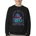 I Look Better Bent Over A Book Smut Reader Bookish Youth Crewneck Sweatshirt