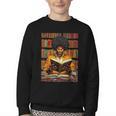 Man Reading Book Black History Month Book Lover Afro Youth Crewneck Sweatshirt Man Reading Book Black History Month Book Lover Afro Youth Crewneck Sweatshirt