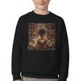 Melanin Afro Women Educated Reading Book History Youth Crewneck Sweatshirt Melanin Afro Women Educated Reading Book History Youth Crewneck Sweatshirt