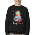 Merry Bookmas Book Christmas Tree Lights Xmas Men Women Kids Youth Crewneck Sweatshirt Merry Bookmas Book Christmas Tree Lights Xmas Men Women Kids Youth Crewneck Sweatshirt