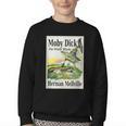 Moby Dick Book Cover Illustration Youth Crewneck Sweatshirt