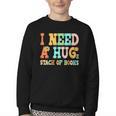 I Need A Huge Stack Of Books Reading Bookworm Joke Youth Crewneck Sweatshirt